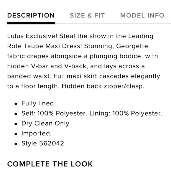 NEW Lulu’s Leading Role Maxi Dress - Burgundy - Picture 4 of 5